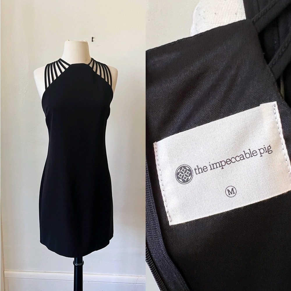 NWT The Impeccable Pig Black Dress